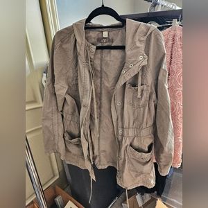 Loft khaki jacket M